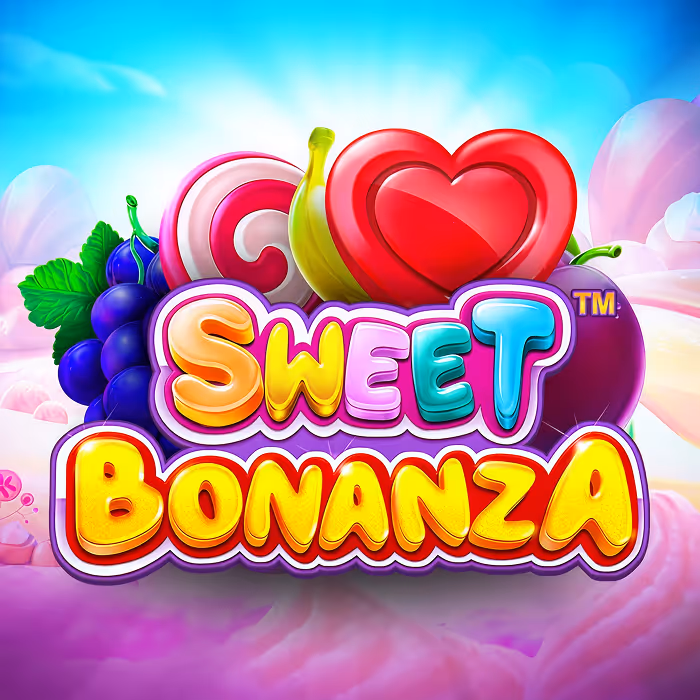 Sweet Bonanza slot with cascading candy symbols and multipliers