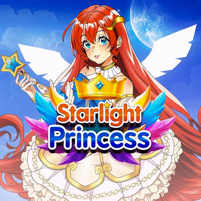 Starlight Princess anime-themed slot with multiplier symbols